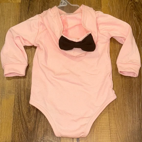 SHEIN Pink 'Daddy's Girl' Hooded Bodysuit (Size: 18-24 months)(NWT) - Picture 4 of 9